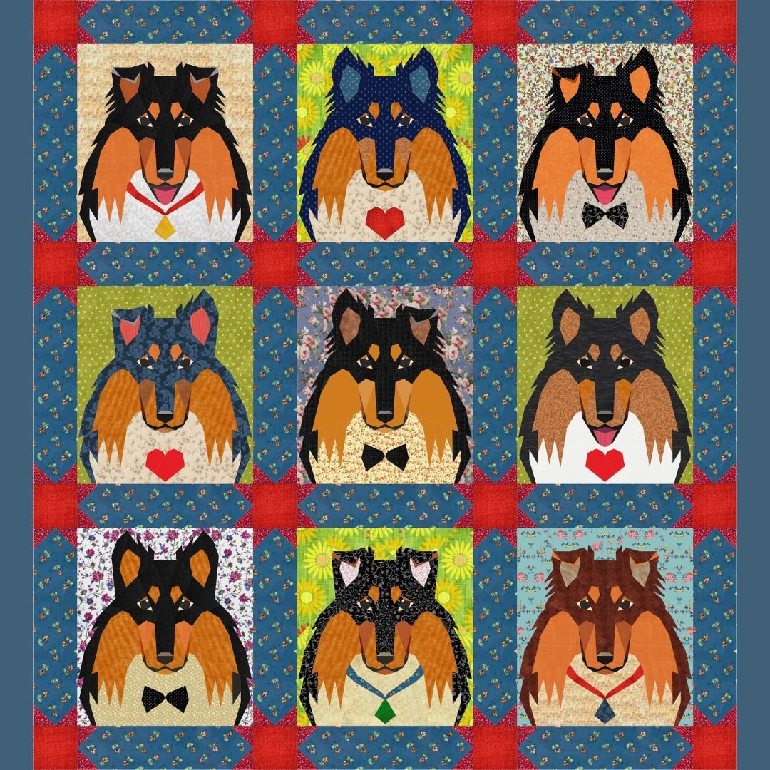 sheltie quilt pattern