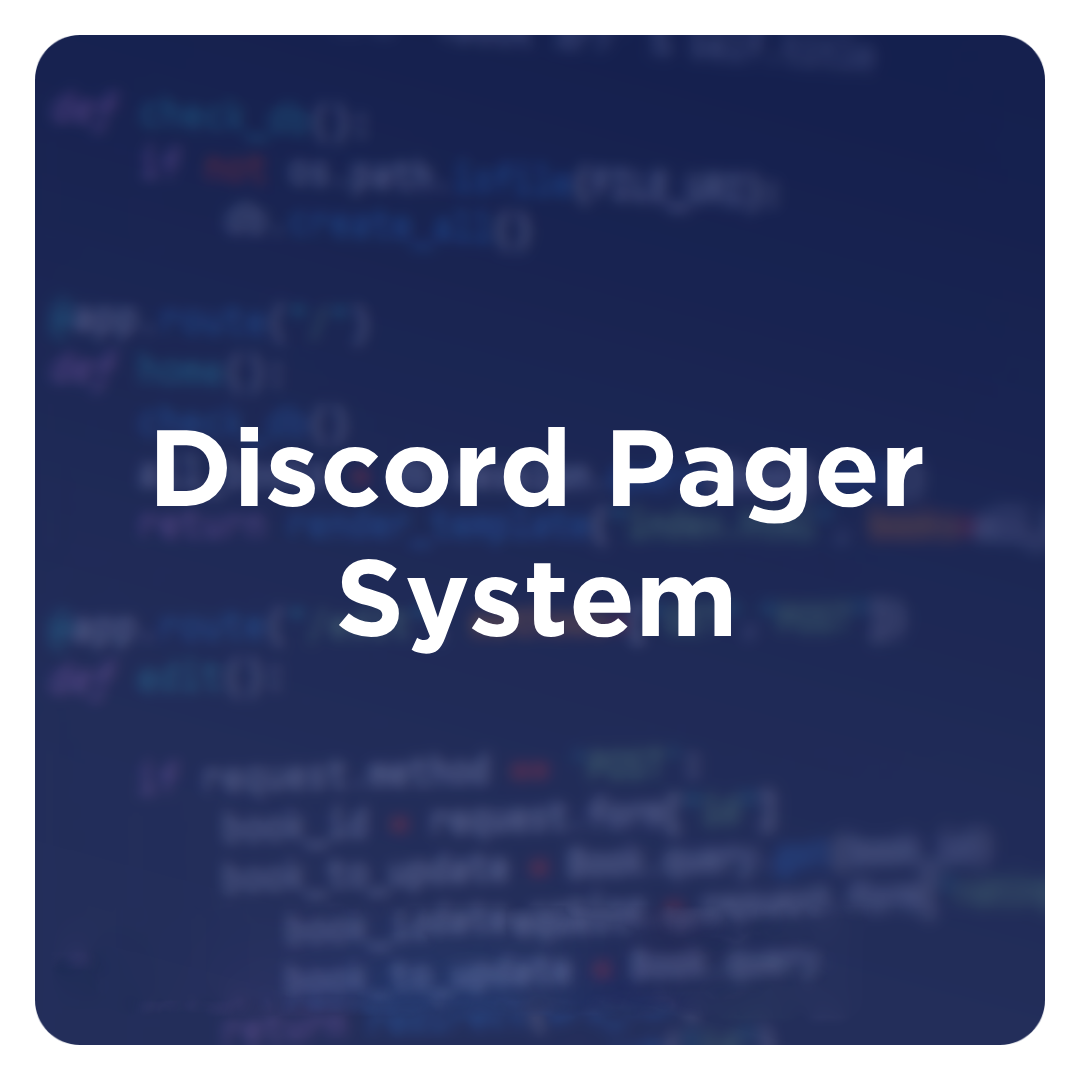 Discord Pager System - Payhip
