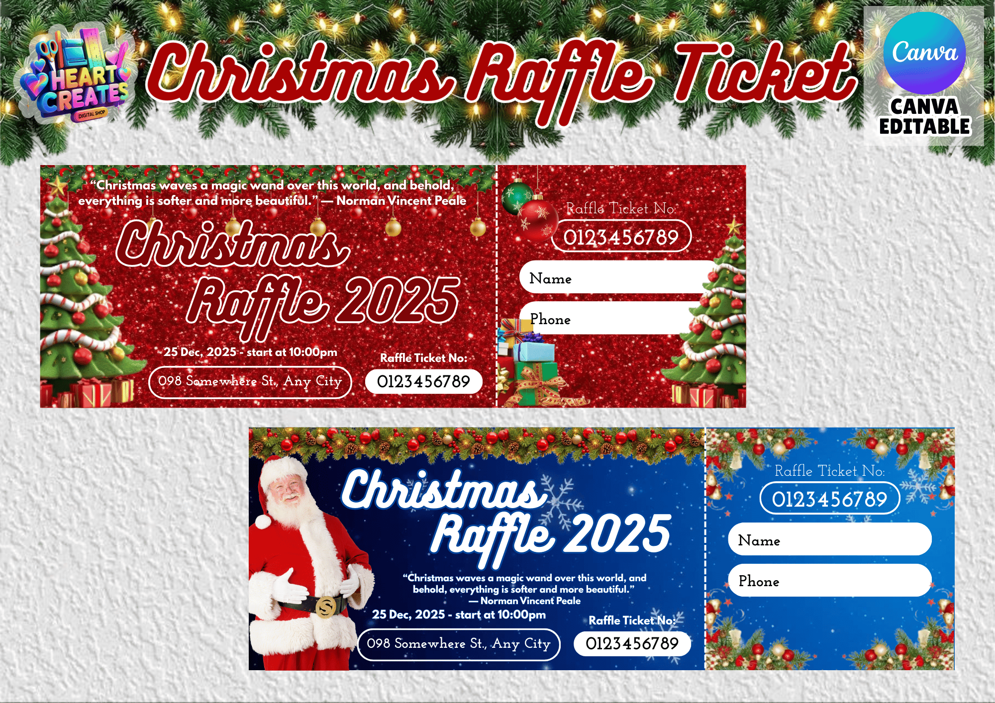 CHRISTMAS RAFFLE TICKET - Payhip
