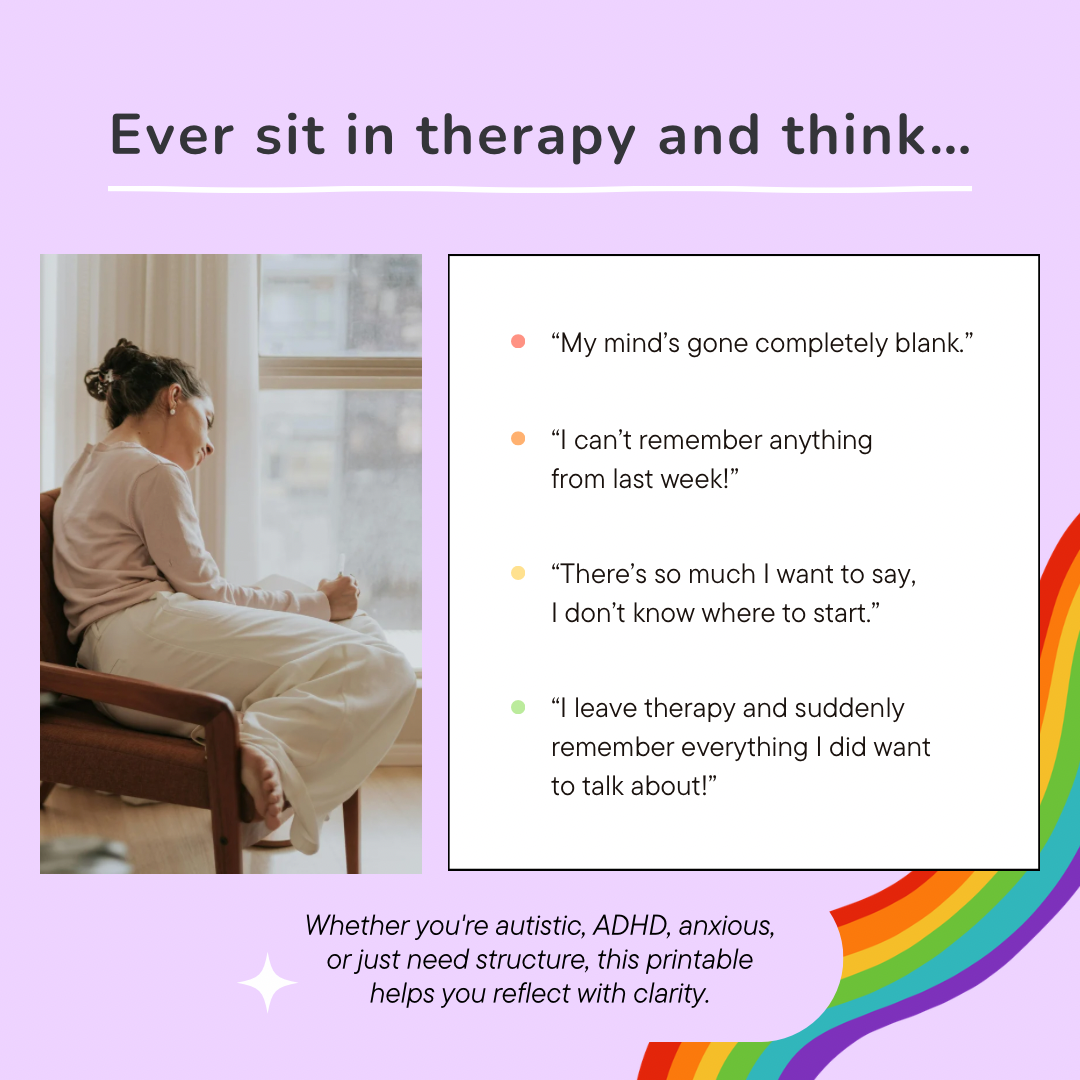 Therapy Check-In: Printable Workbook for Emotional Awareness & Self ...