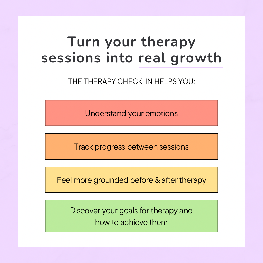Therapy Check-In: Printable Workbook for Emotional Awareness & Self ...