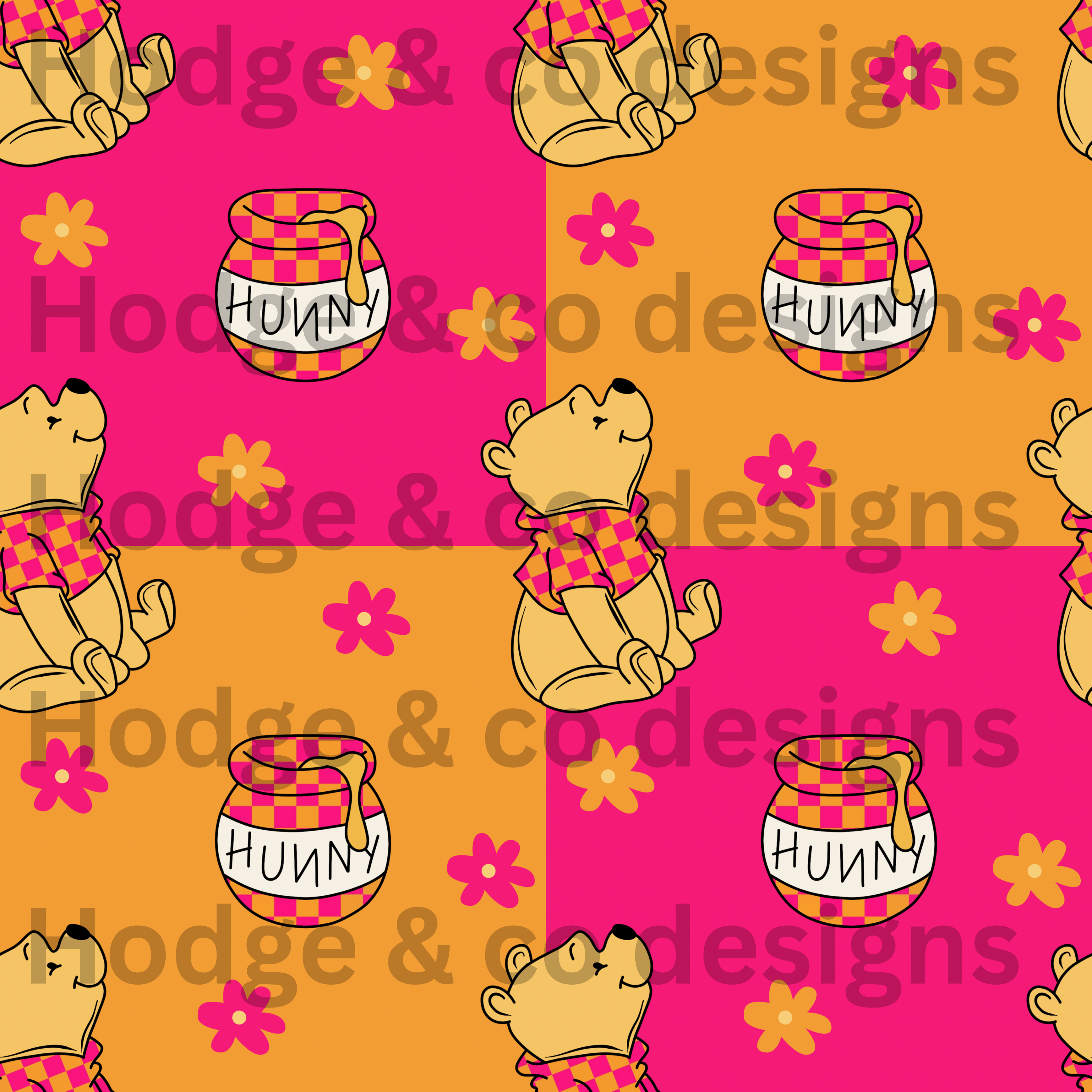 Pooh checkered #2 seamless - Payhip