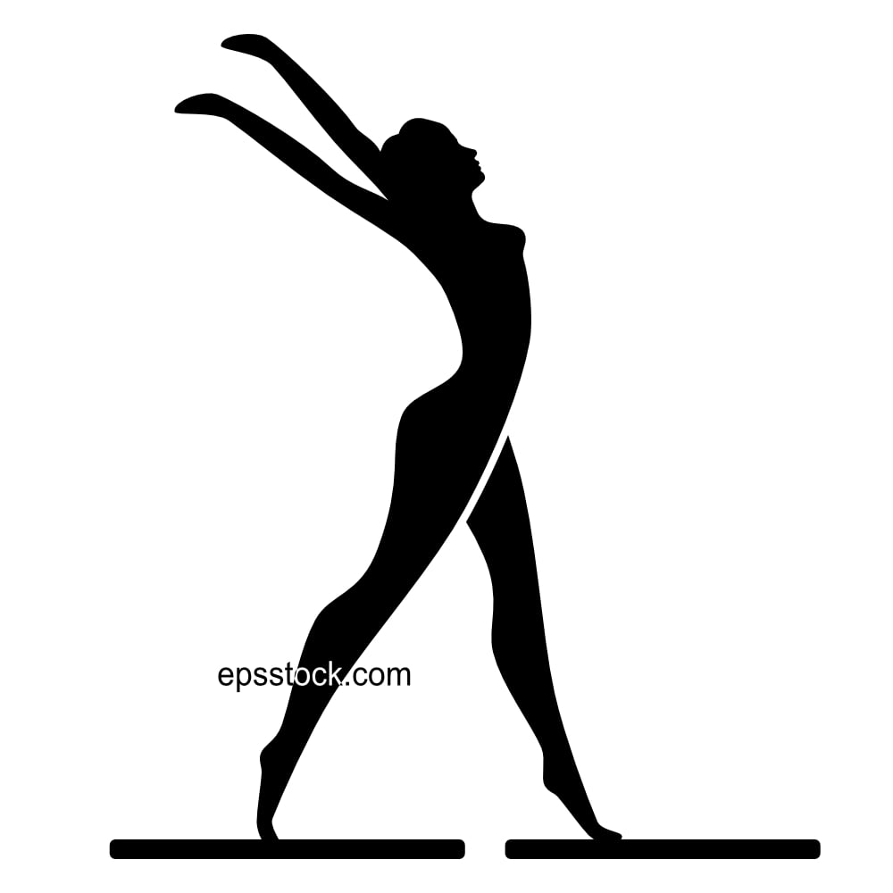 a figure of a naked woman, a symbol of a women's fitness club