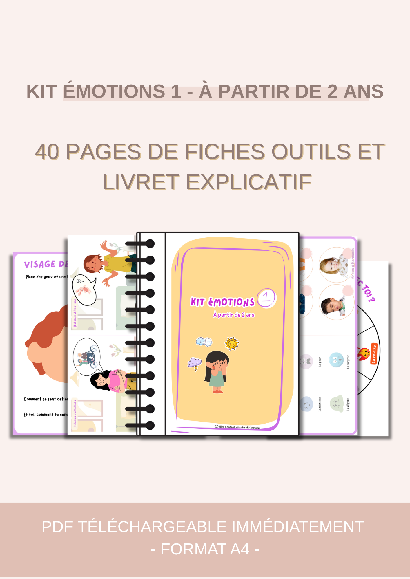 Kit Émotions 1 - à partir de 2 ans Kit Émotions 1 - à partir de 2 ans