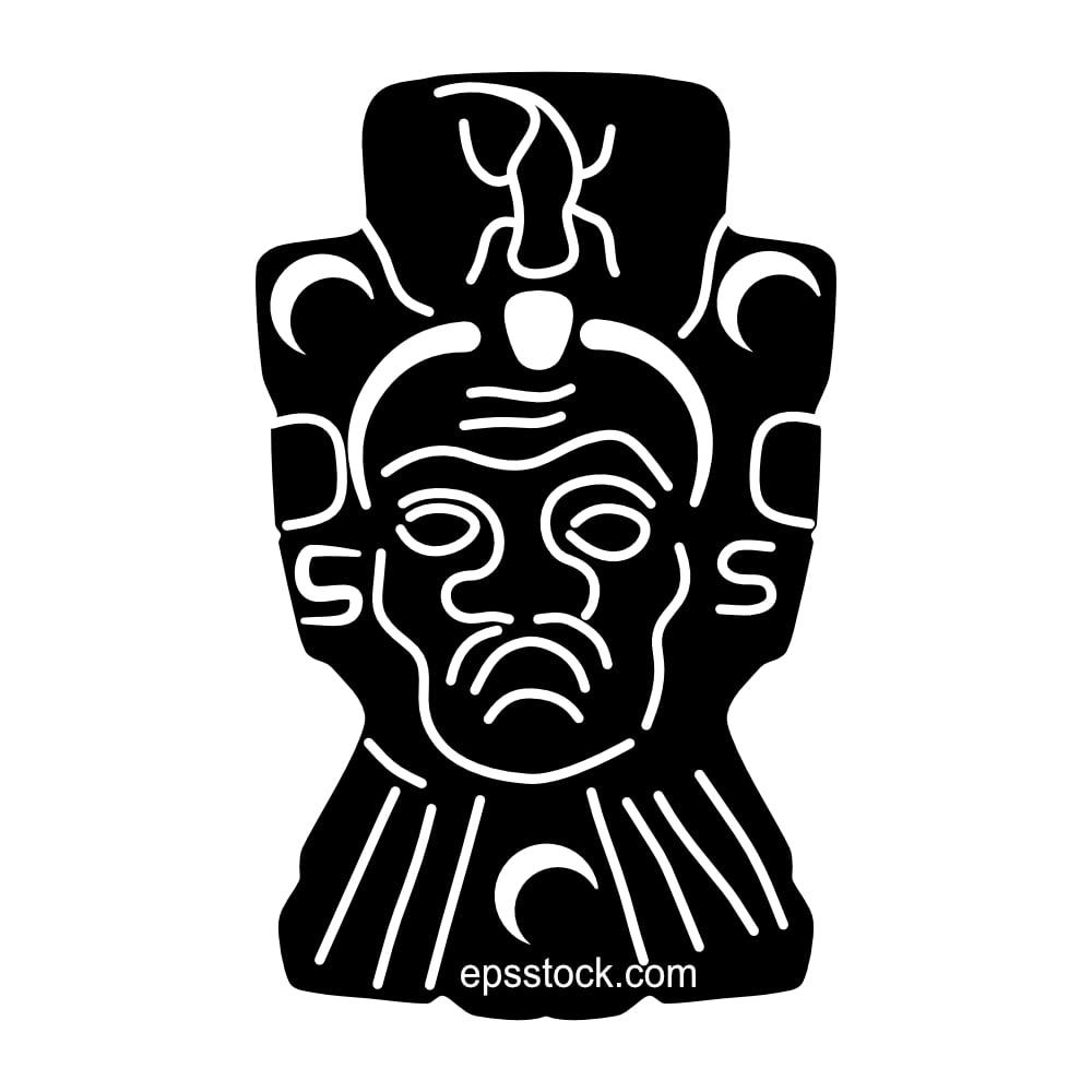 Mayan art symbol