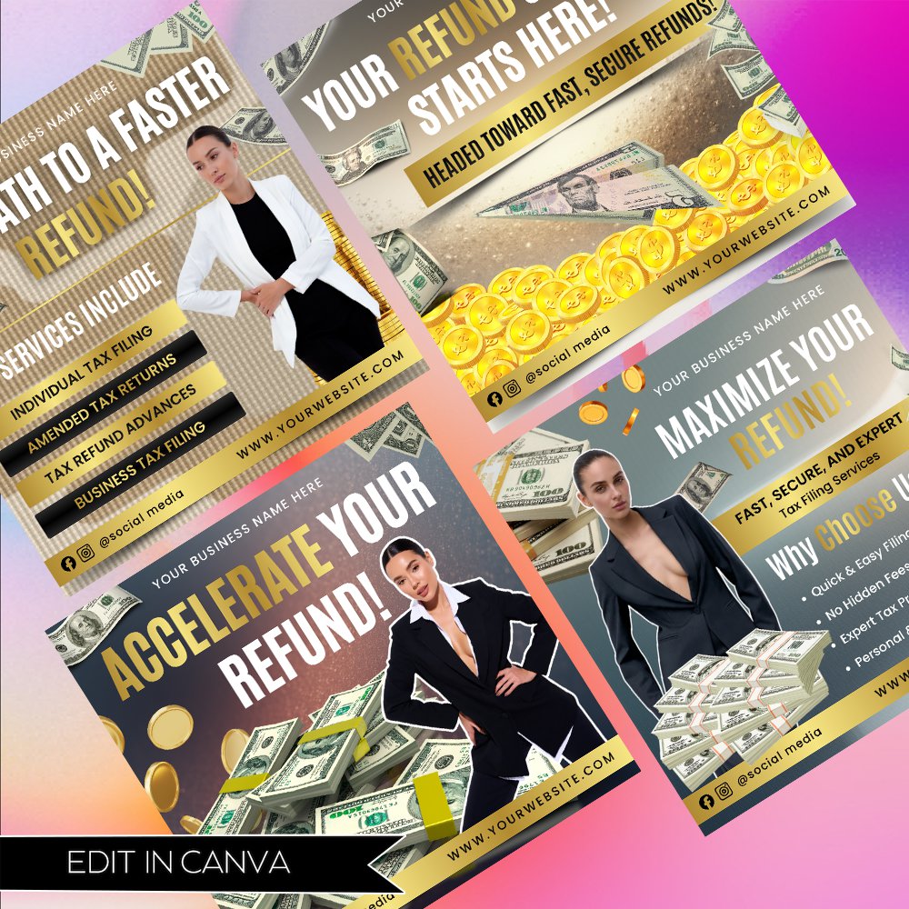 tax flyer tax prep flyer tax preparation template canva tax flyer business flyer editable flyer template tax services flyer marketing flyer financial flyer template tax advertising small business marketing printable flyer 4 page flyer template digital pro