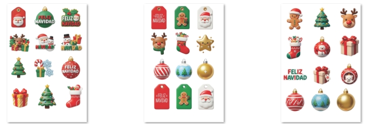 Pack de Stickers Navidad (Cod. 28) - Payhip