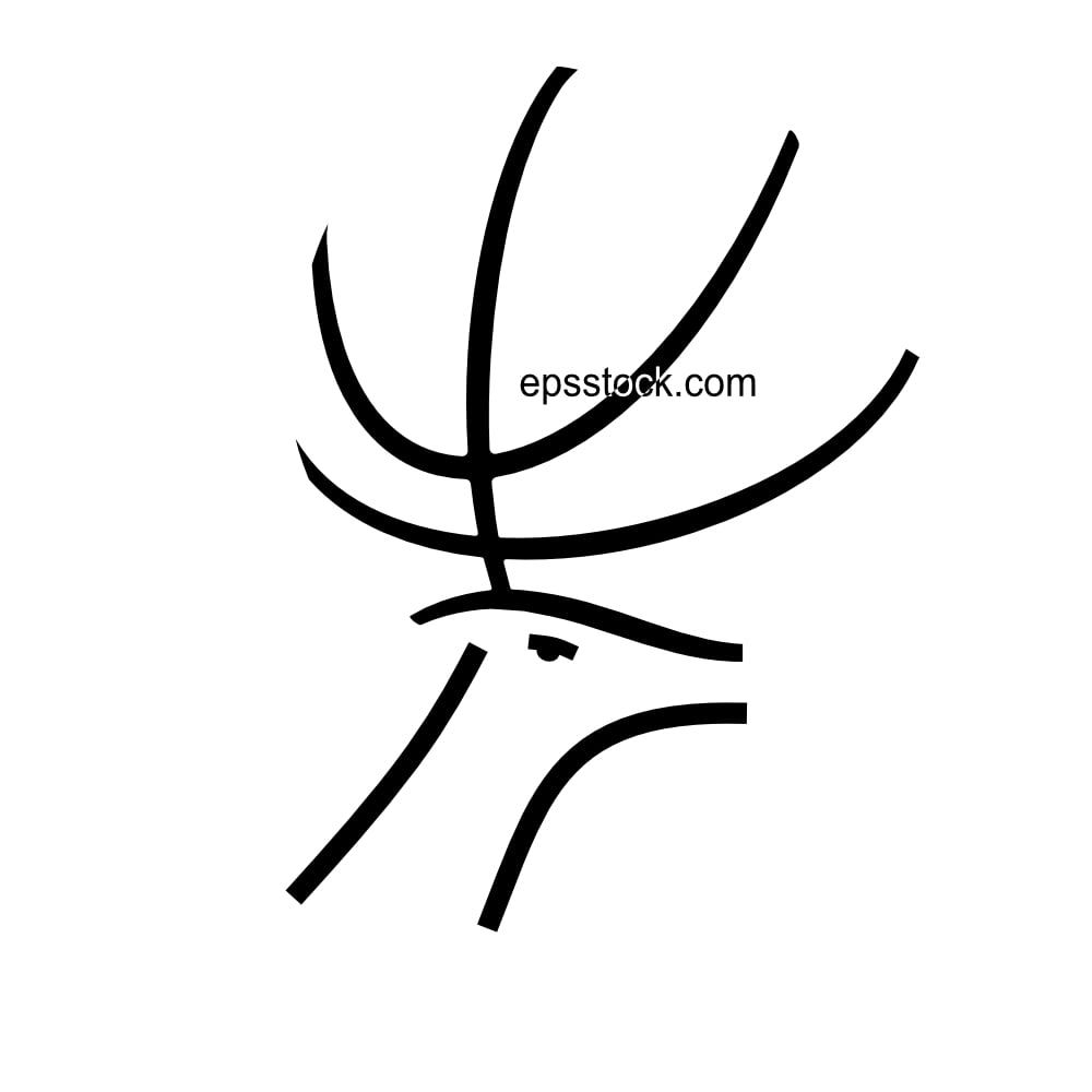 A deer with basketball-shaped antlers