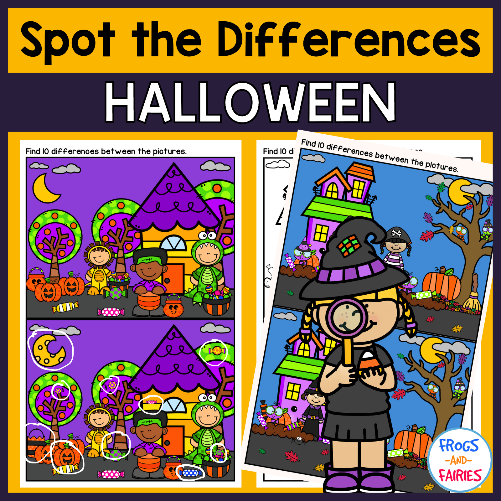 Spot the Differences – Halloween