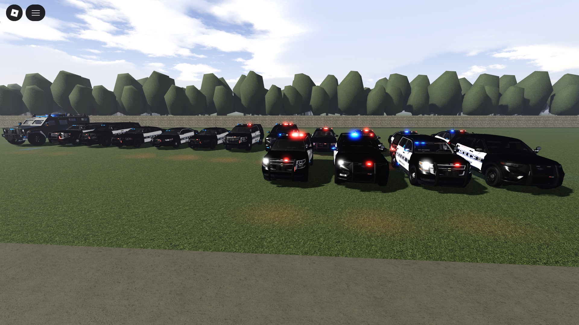 Roblox UK Police Vehicle Pack Cars Van Models