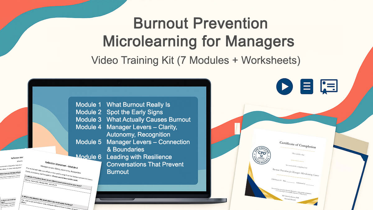 Burnout Prevention Microlearning units