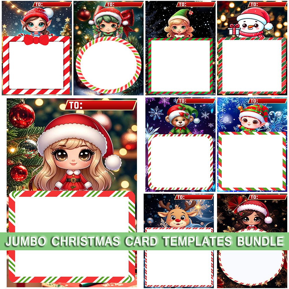 christmas card canva holiday card template jumbo christmas card editable christmas bundle photo christmas card drag and drop canva christmas printable holiday greeting card christmas canva template christmas card bundle