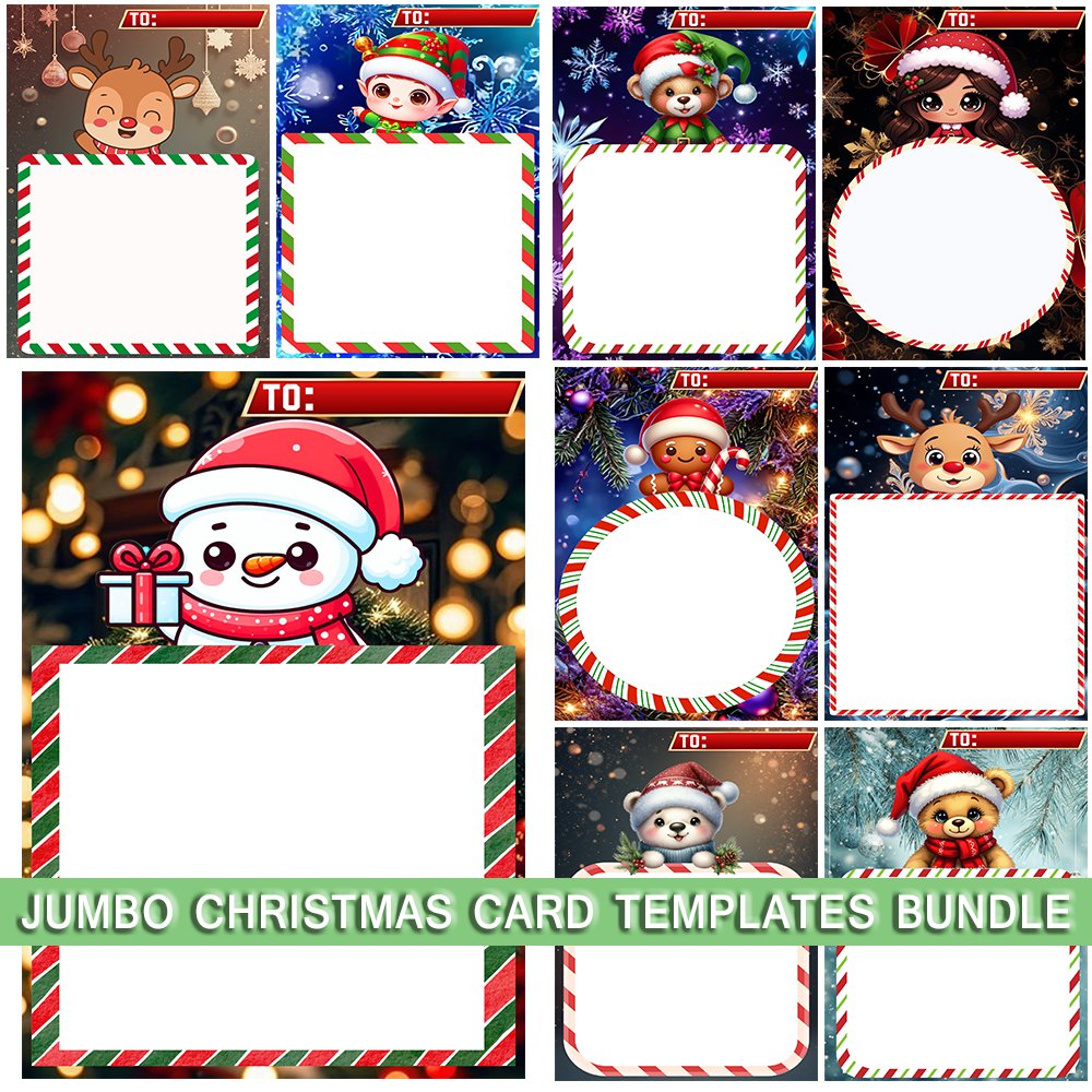 christmas card canva holiday card template jumbo christmas card editable christmas bundle photo christmas card drag and drop canva christmas printable holiday greeting card christmas canva template christmas card bundle