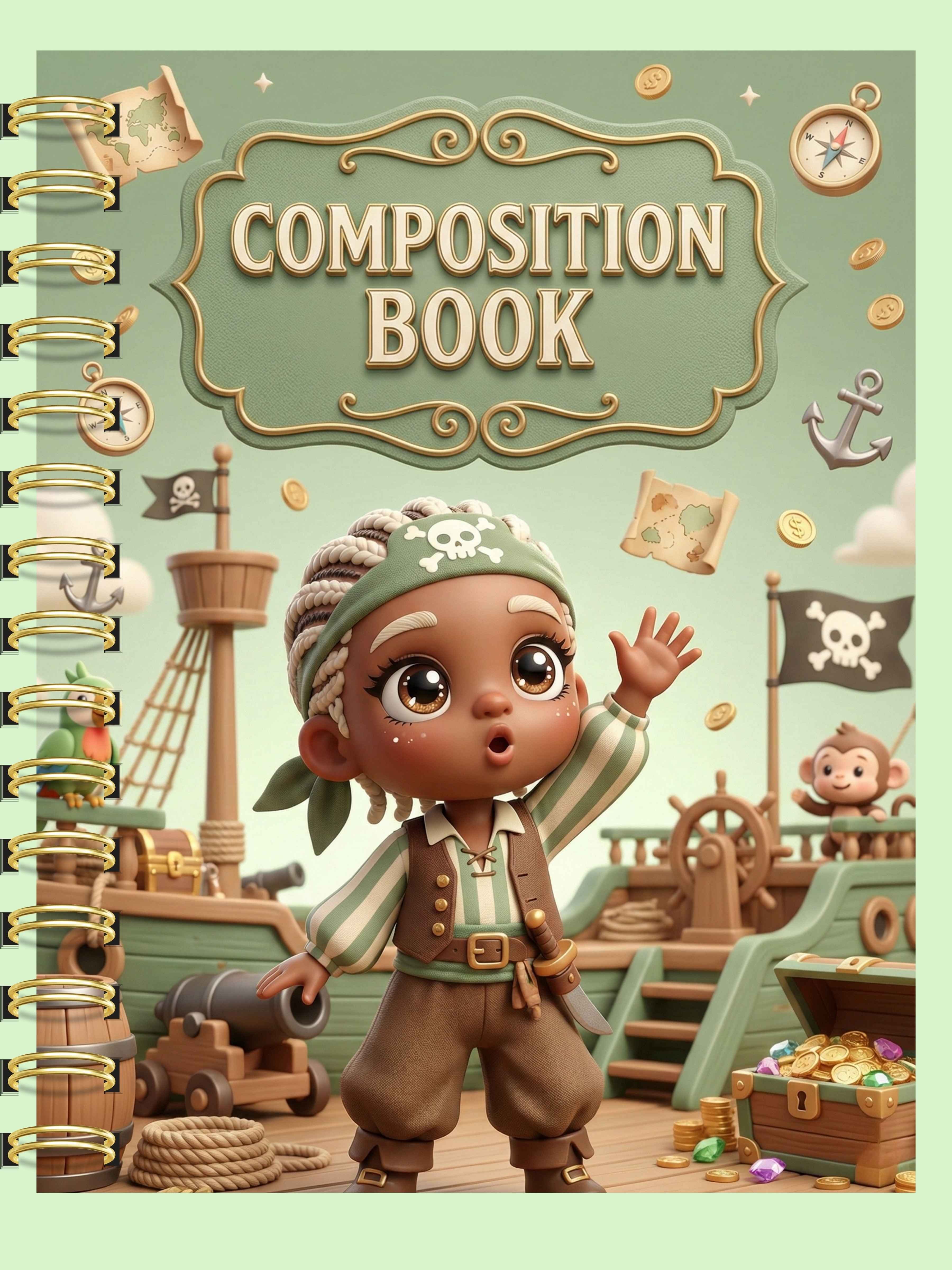 Kawaii Composition Notebook Covers (22) – Printable & Digital PNGs - Payhip
