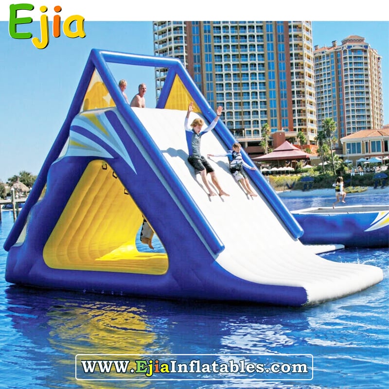 floating-water-trampoline-park-triangle-slide-commercial