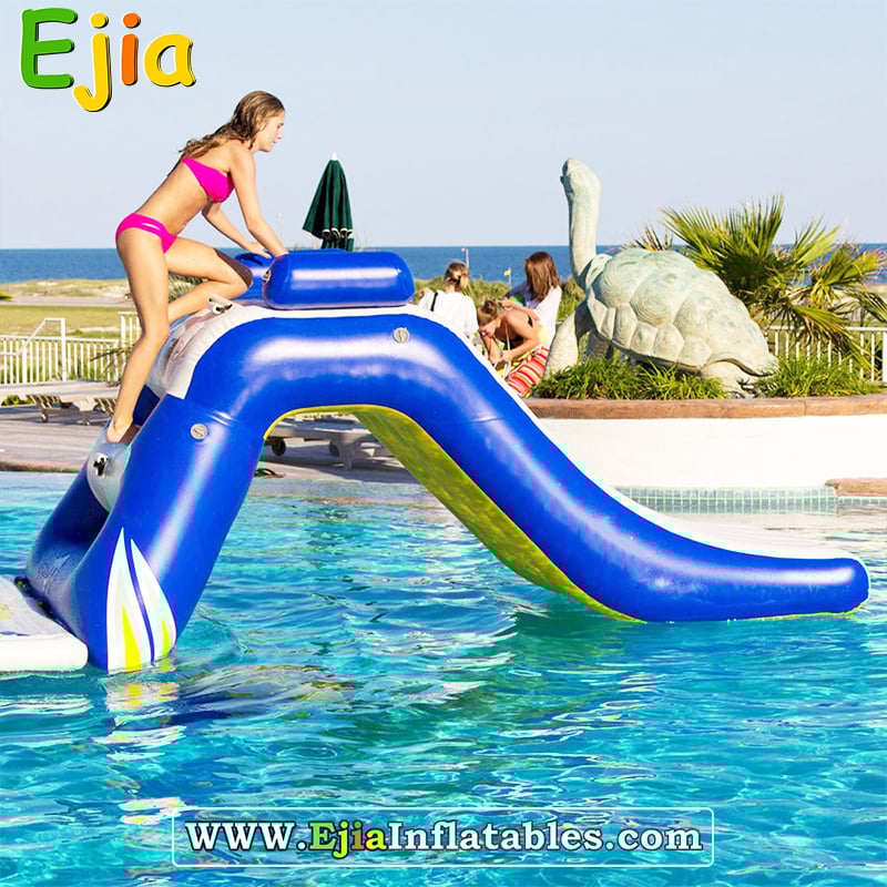 backyard-water-park-slide-climbing-wall