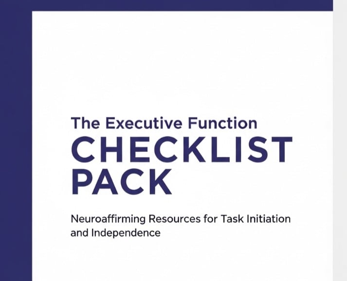 The 'Do the Thing' Checklists: Visual Breaks for Executive Function ...
