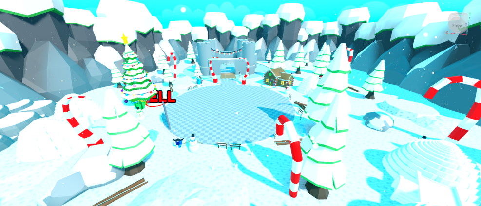 Snowy cartoonish style map (limited) - Payhip