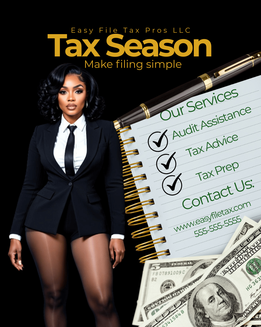 Tax Season Flyer Template - Payhip