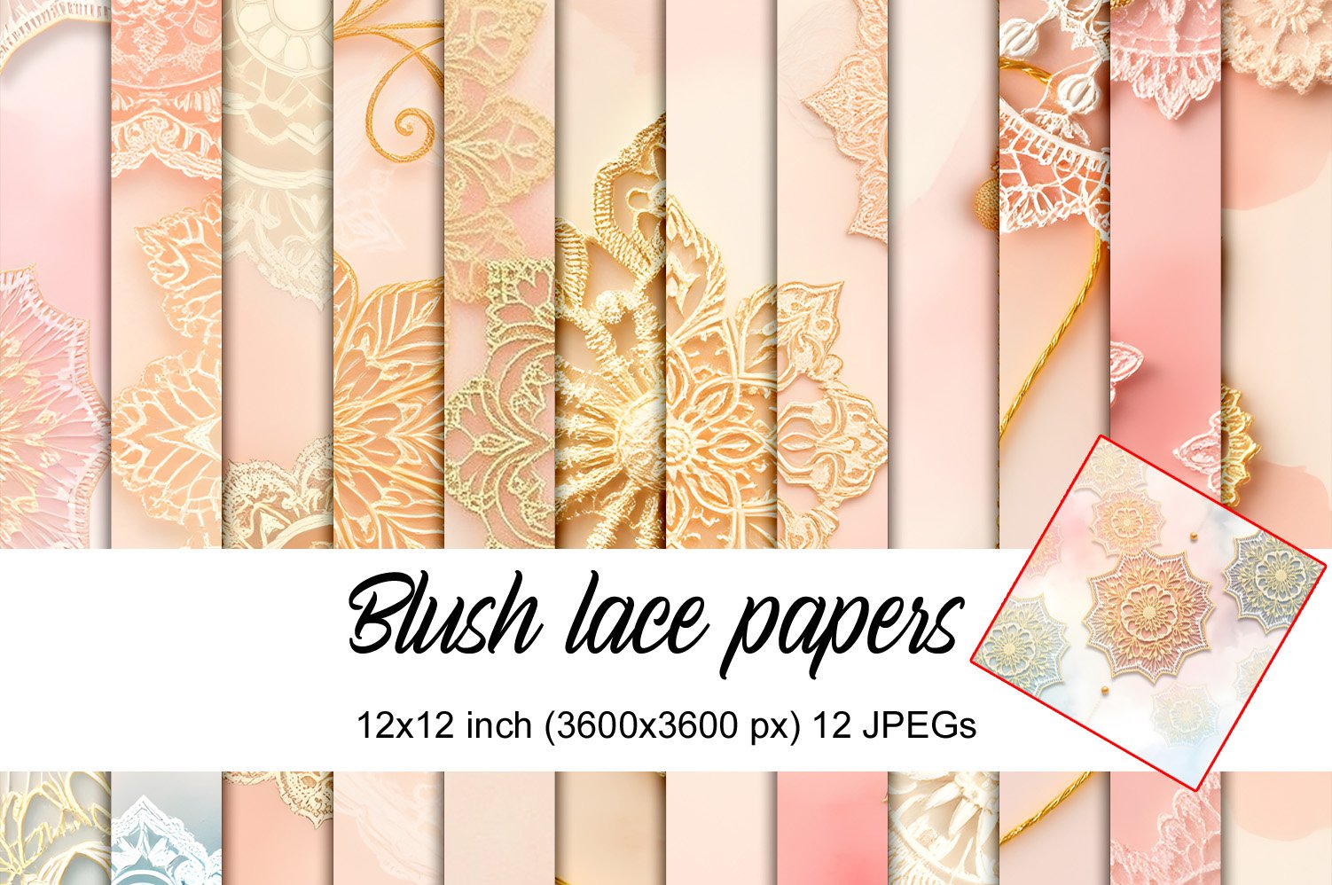 Blush Lace papers - Payhip