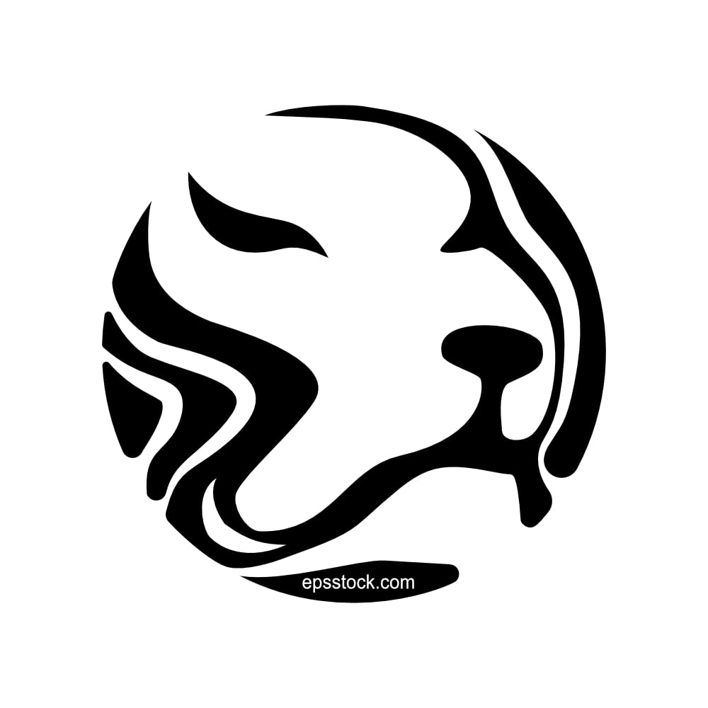 lion face Logo