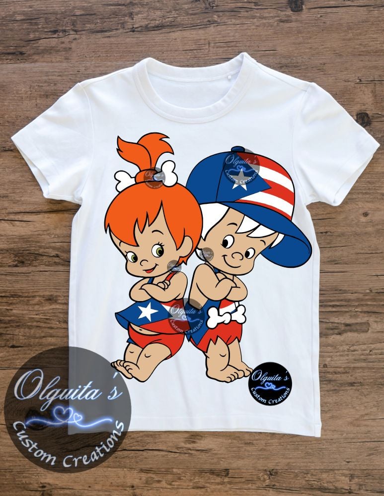 Boricua Bamm Bamm & pebbles