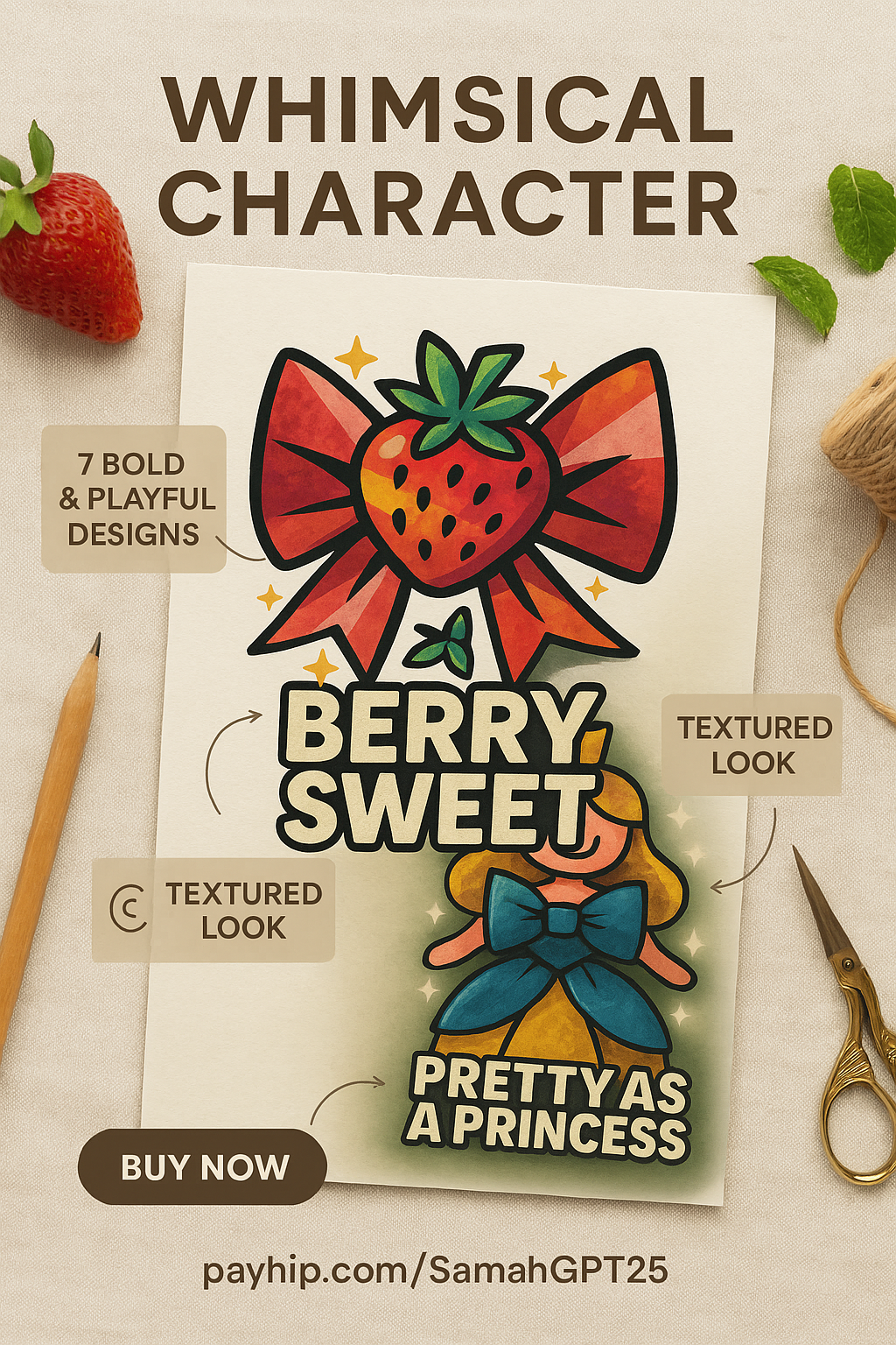 Whimsical Character Art Pack – 7 Bold & Playful Designs