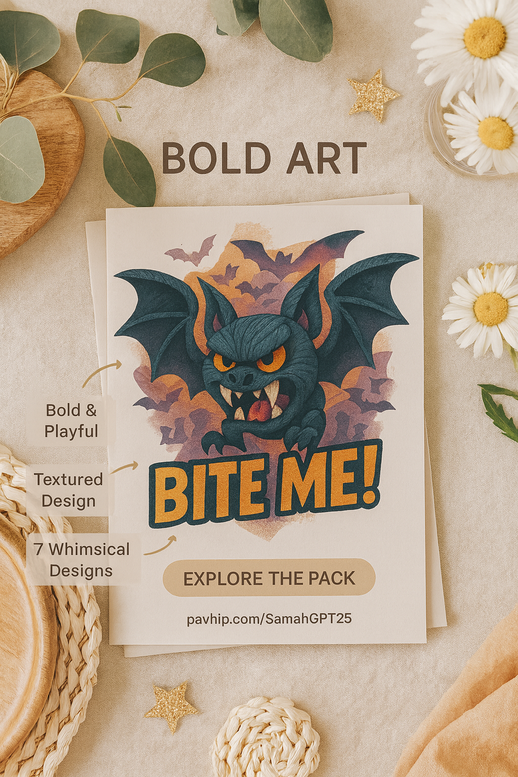 Whimsical Character Art Pack – 7 Bold & Playful Designs