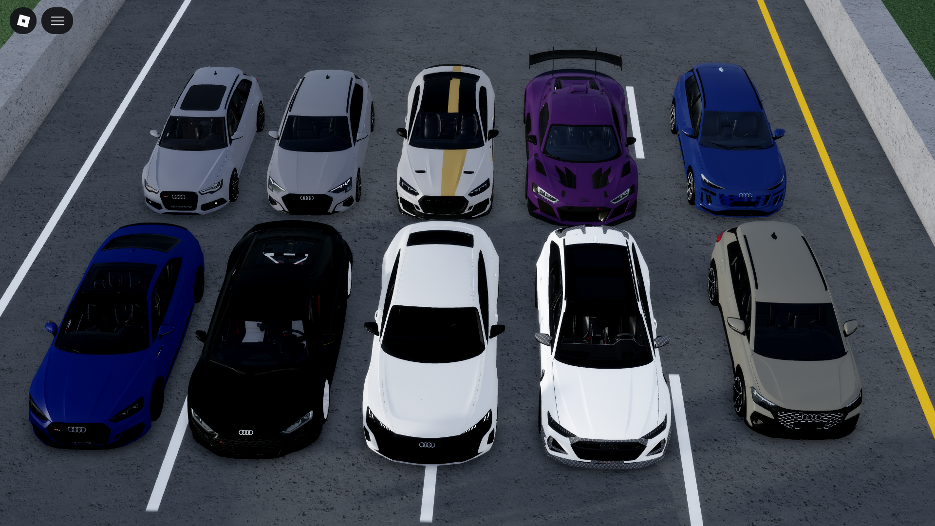 Audi Pack Roblox 10 Fully Working Driveable Cars Collection