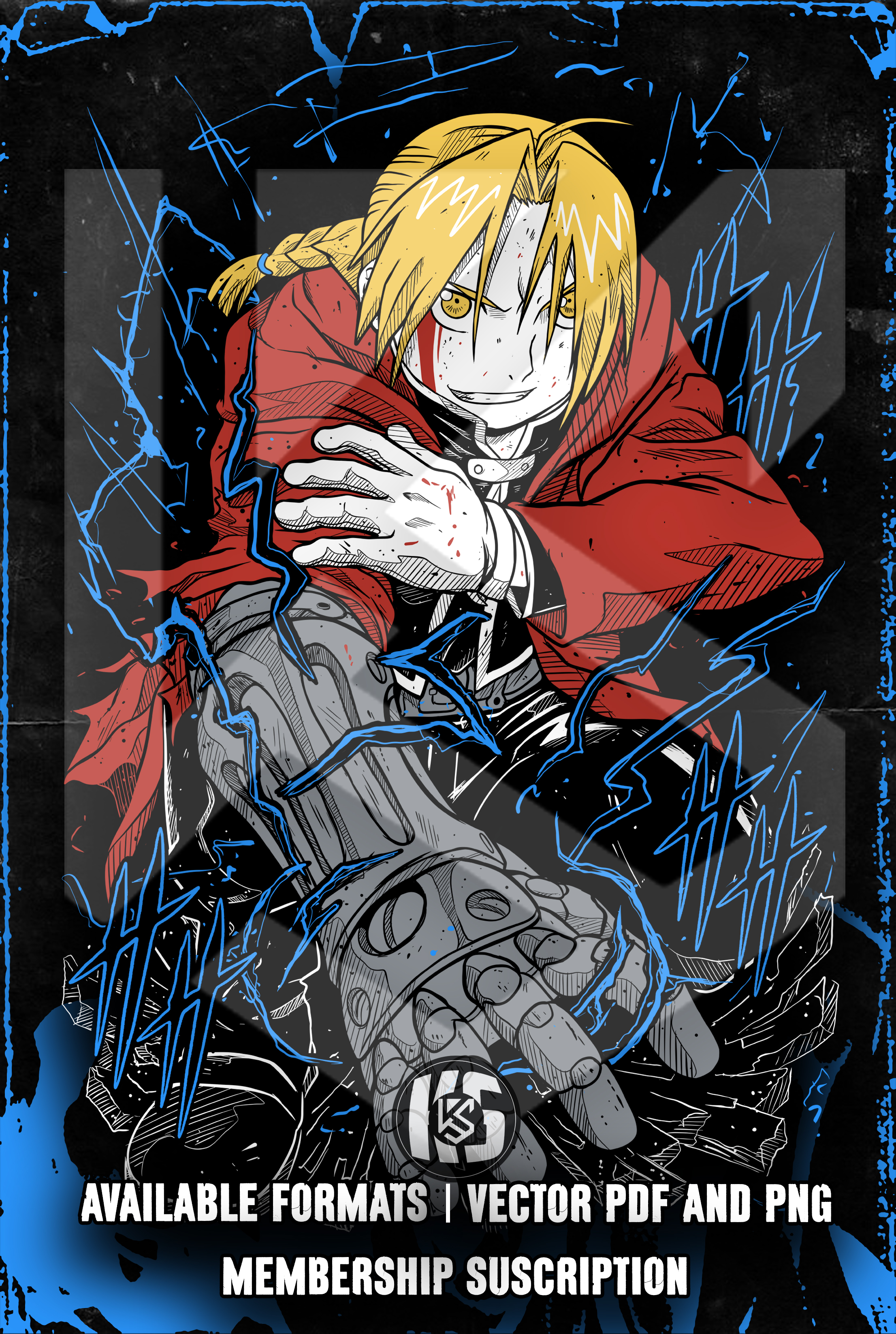 Edward Vector Model Anime Vector – Edward Elric 🔥⚙️ - Payhip