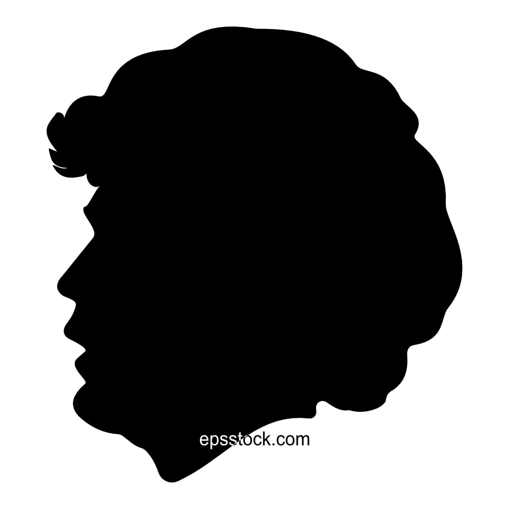 shadow of the god of football, black isolated silhouette