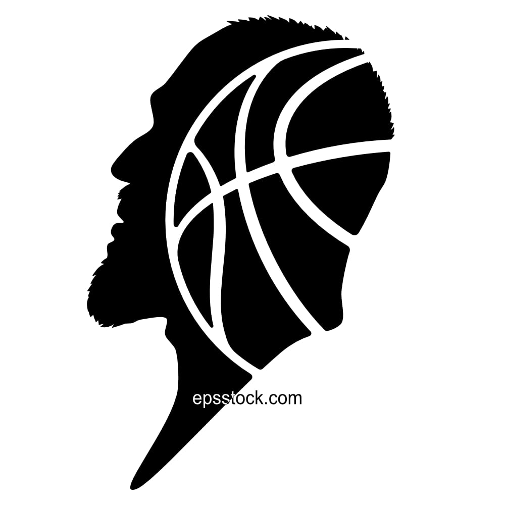 African American basketball playe