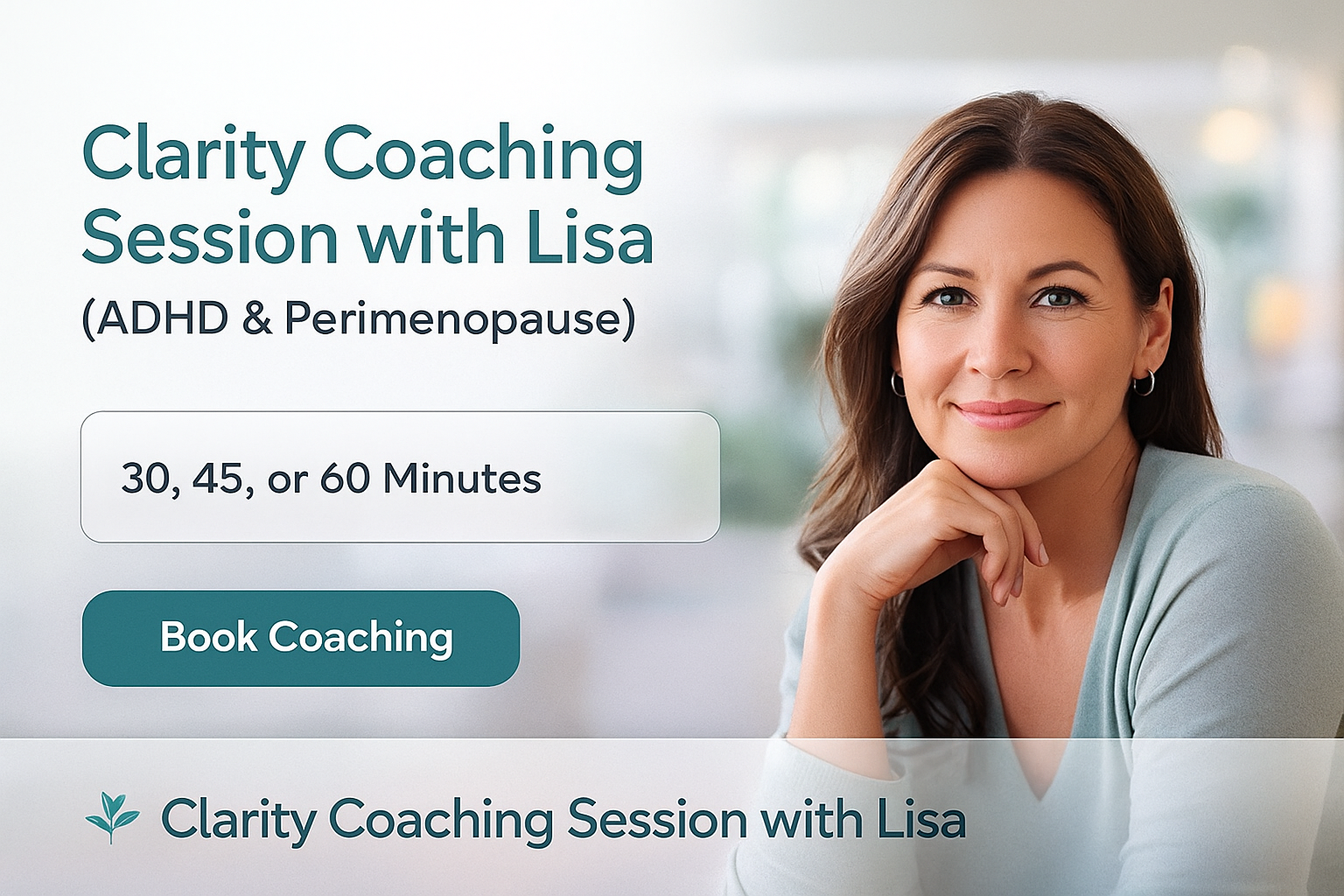 Clarity Coaching Session with Lisa (ADHD & Perimenopause) - Payhip