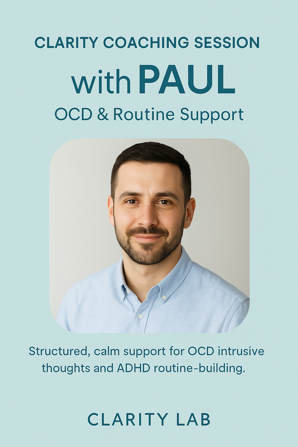 Clarity Coaching Session with Paul (OCD & Routine Support) - Payhip