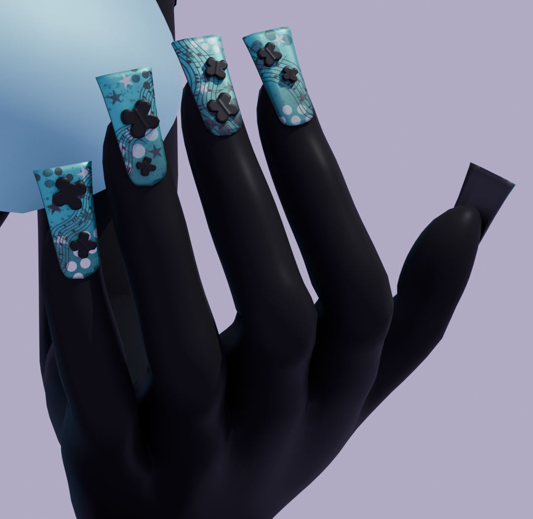 y2k duck nail (rigged)