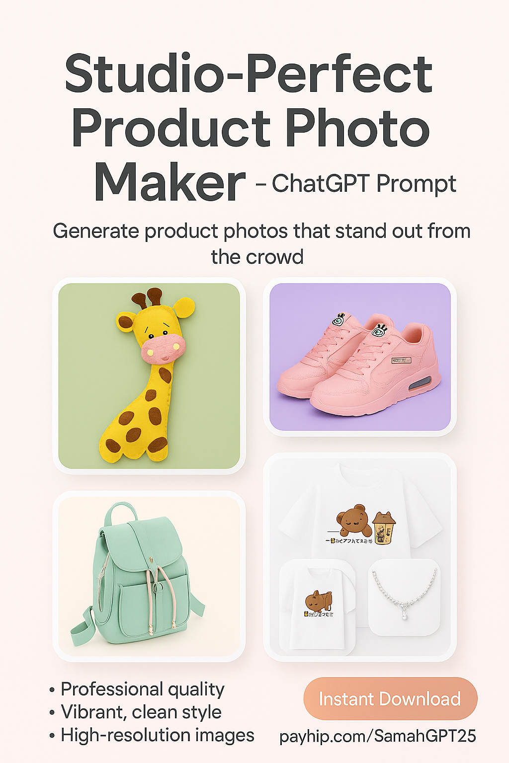 Studio-Perfect Product Photo Maker - ChatGPT Prompt