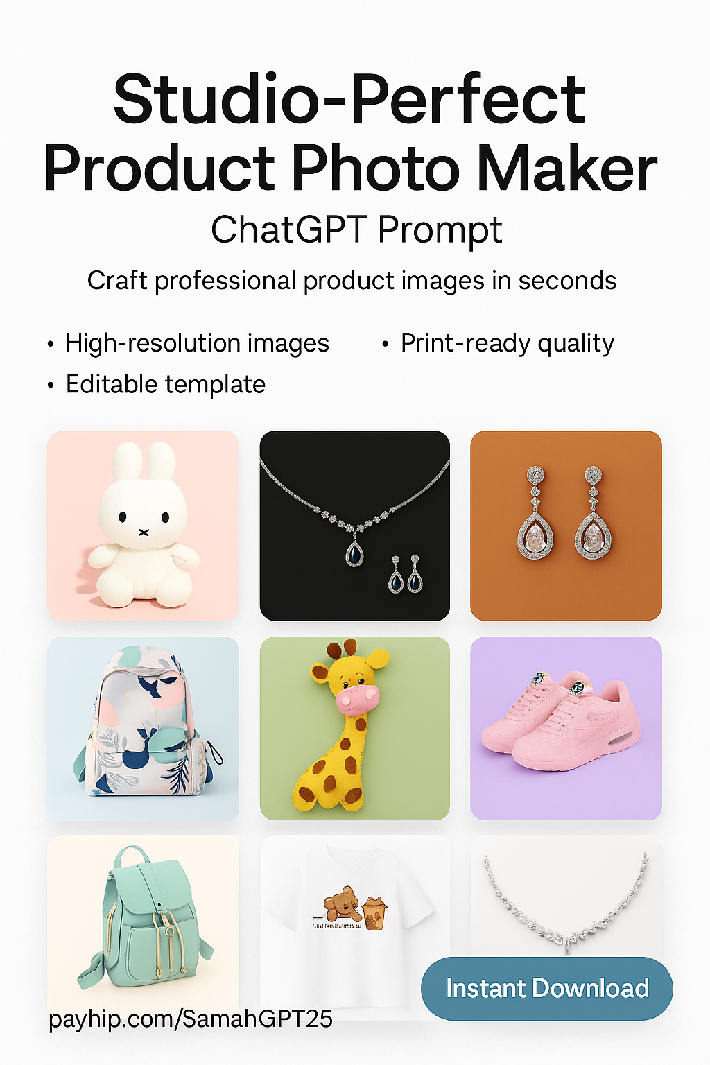 Studio-Perfect Product Photo Maker - ChatGPT Prompt