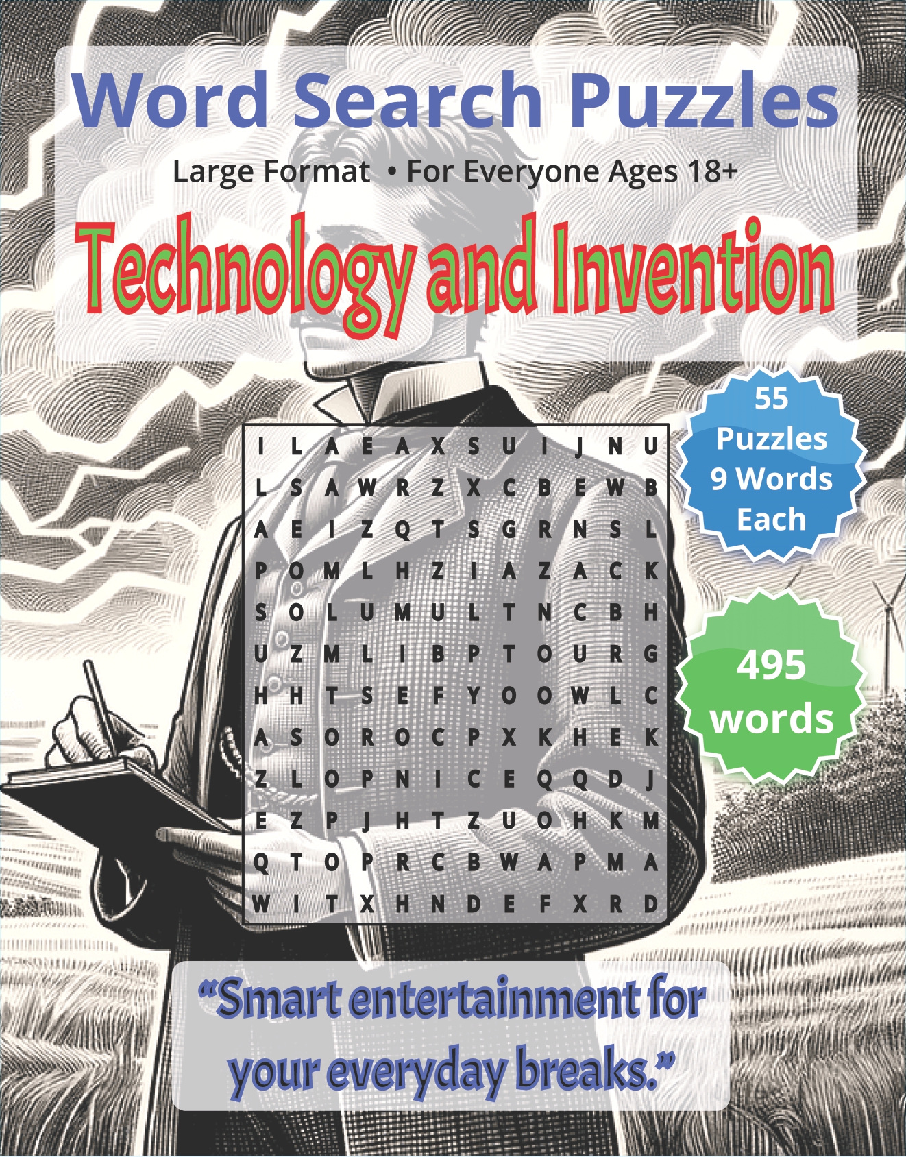 Technology and Invention: Word Search Puzzles for Everyone Ages 18 - Payhip