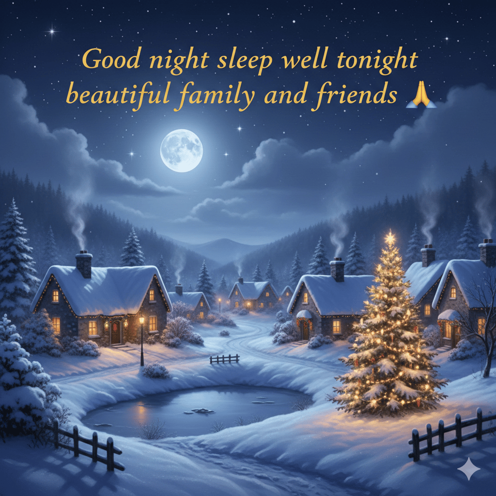 A peaceful Christmas good night scene - Payhip