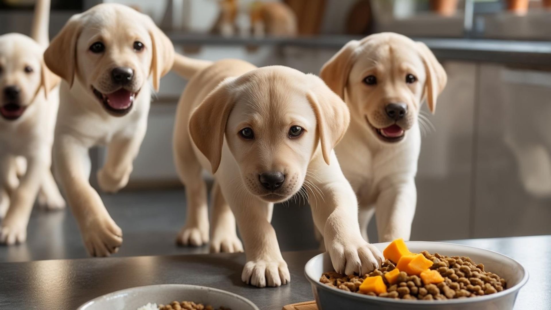 Homemade Dog Food for 4 to 6 Months