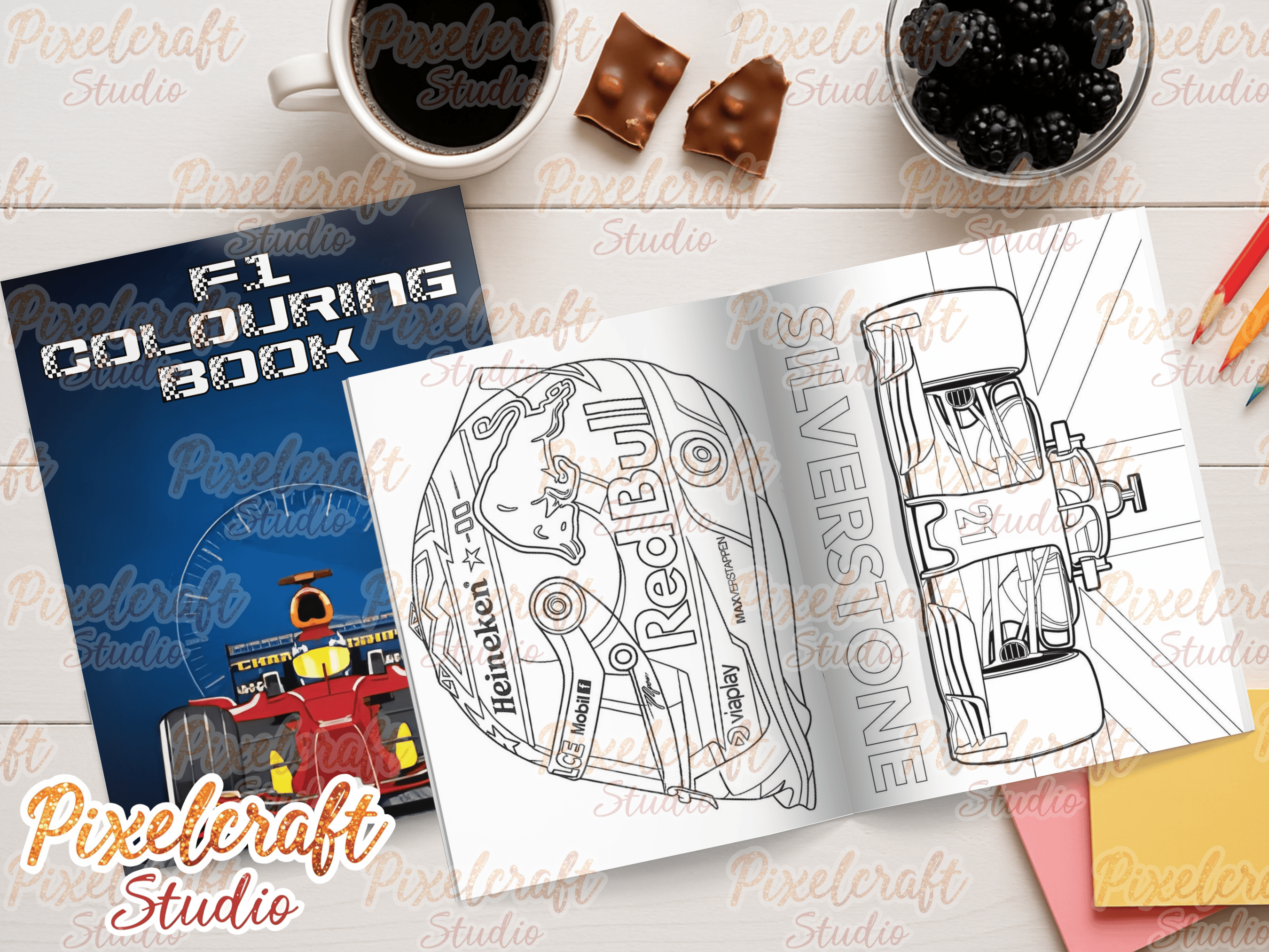 Racing Colouring book - Payhip