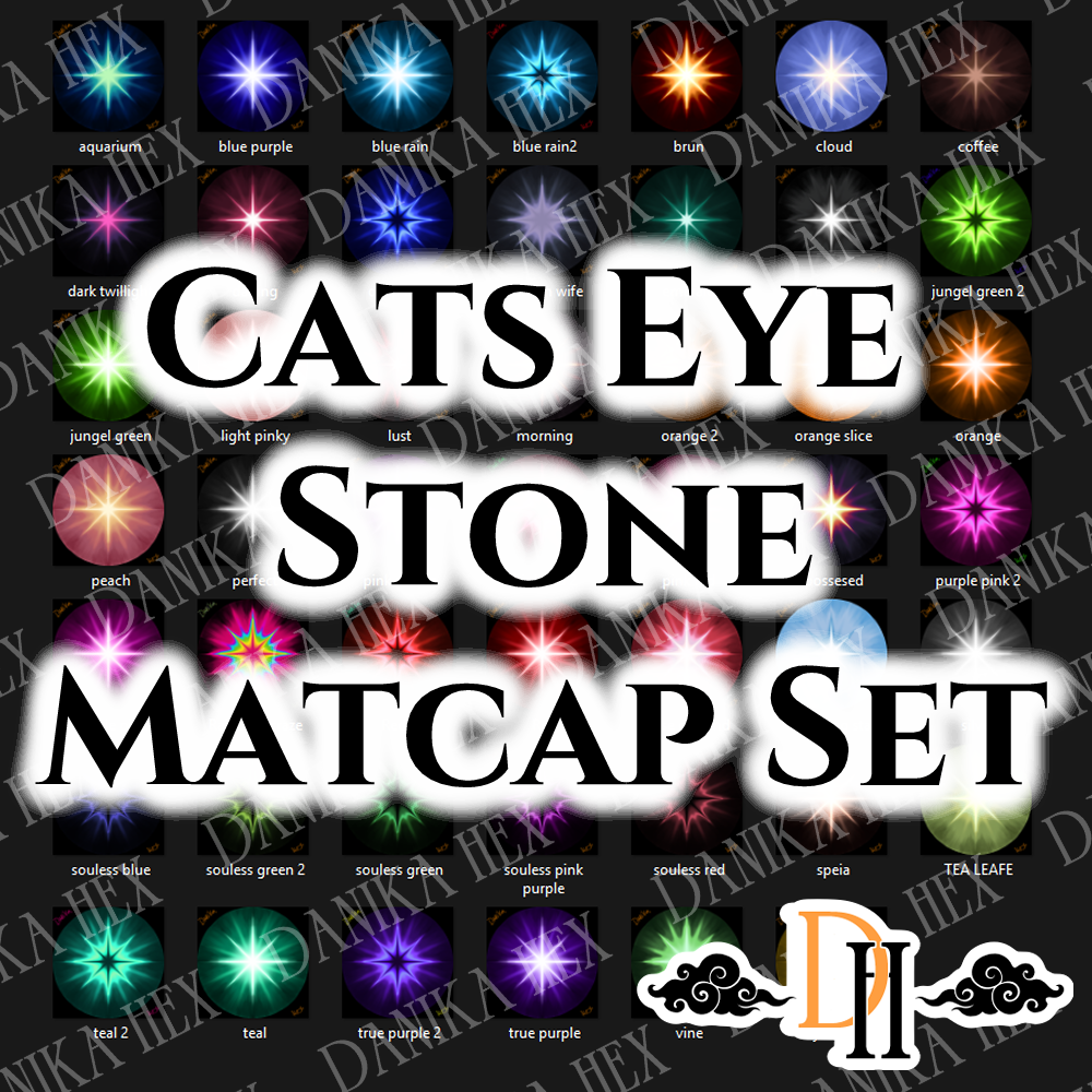 Cats Eye Stone MATCAPS