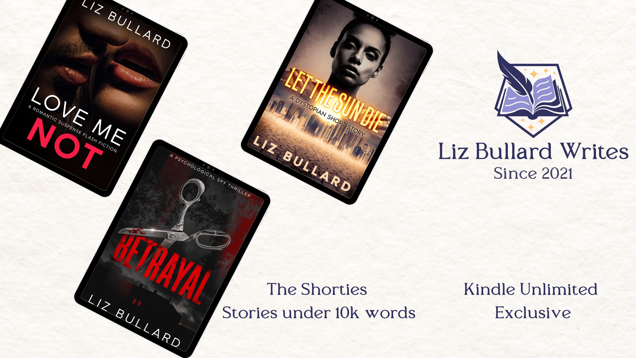 Bite-sized short stories on Kindle Unlimited page banner