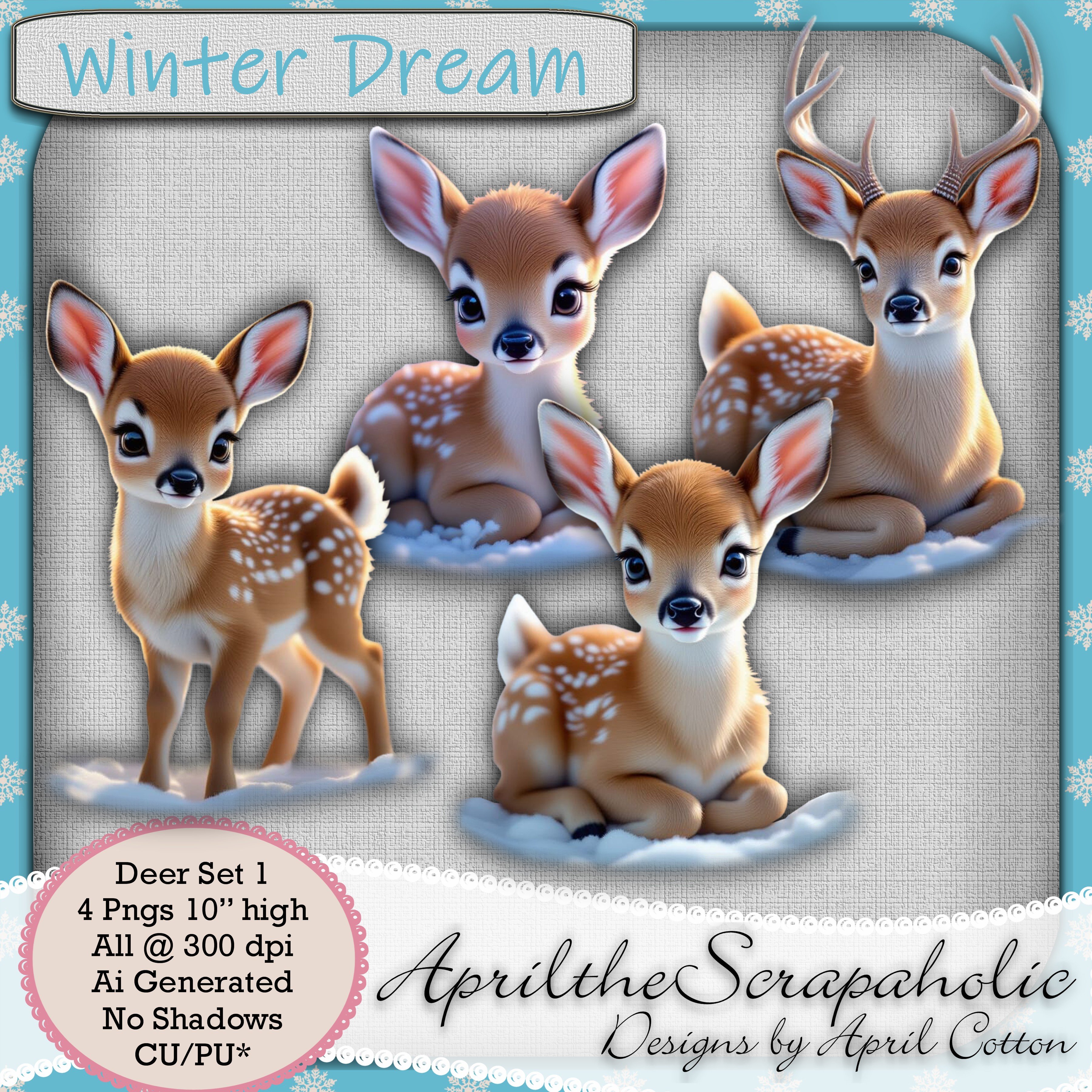 Winter Dream - Deer Pack 1 - Payhip