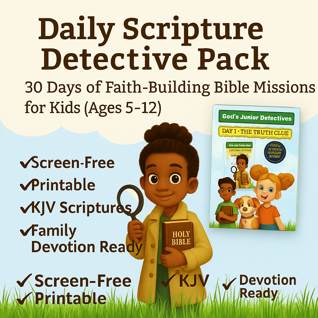 Daily Scripture Detective Pack (KJV) – 30 Days of Faith-Building Bible ...