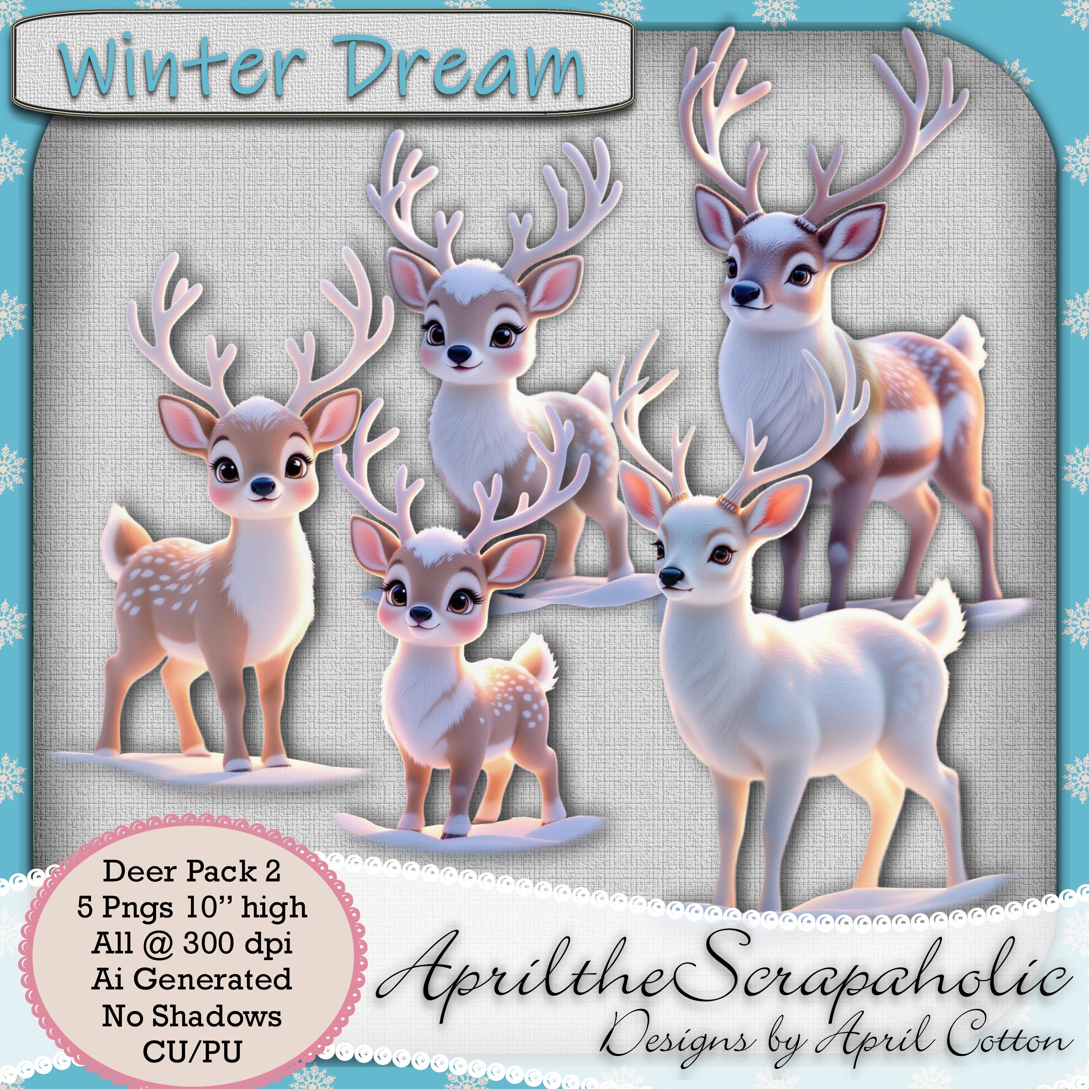 Winter Dream - Deer Pack 2 - Payhip