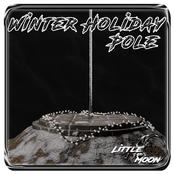 Winter Holiday pole