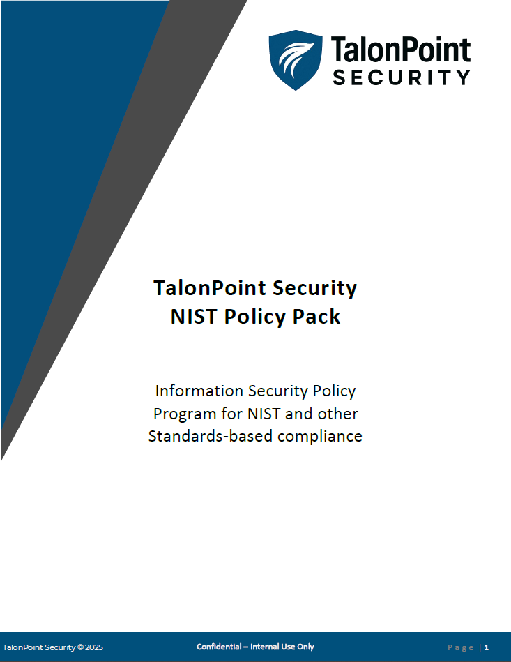 NIST CMMC Information Security Template Policy Pack