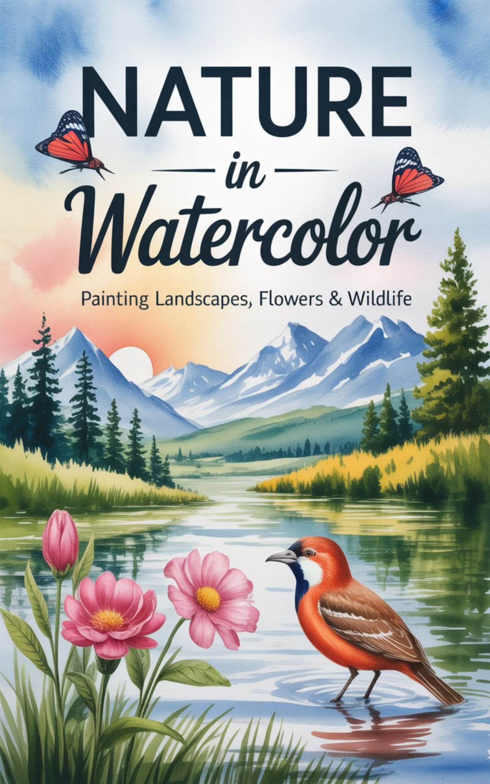 Nature in Watercolor : Painting Landscapes, Flowers & Wildlife - Payhip