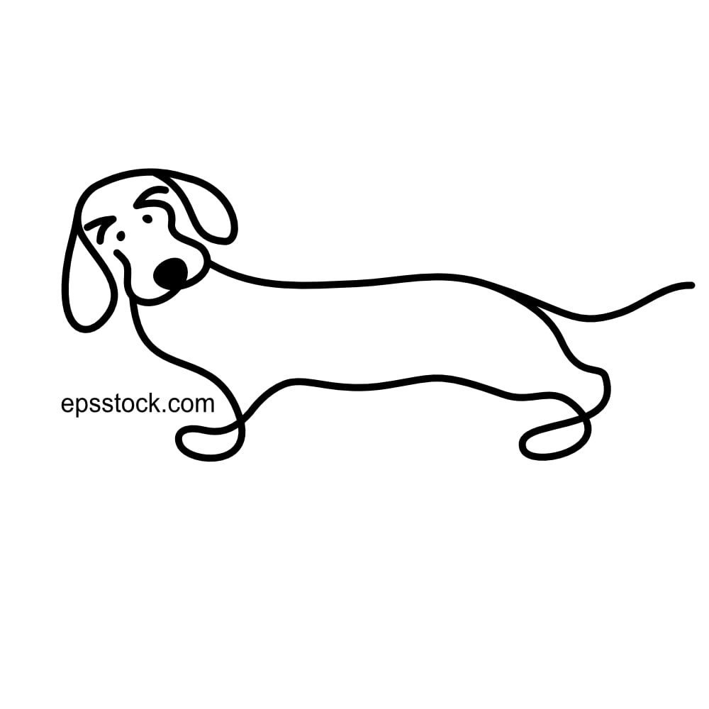 dachshund thinking moment